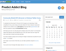 Tablet Screenshot of blog.predictaddict.co.uk